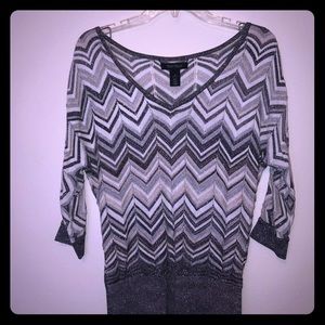White House Black Market Shimmer Top